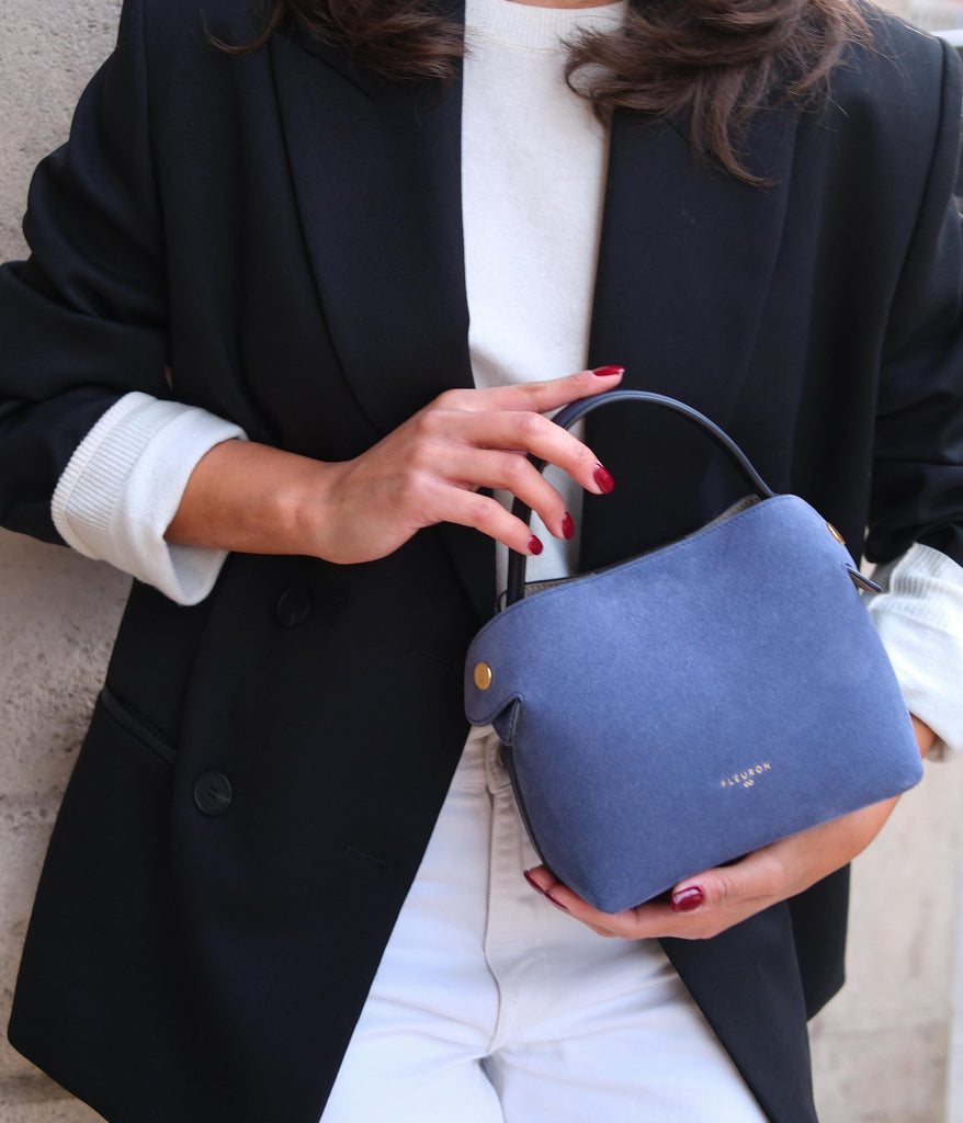 Mini Swann | Suede Jeans - Fleuron Paris